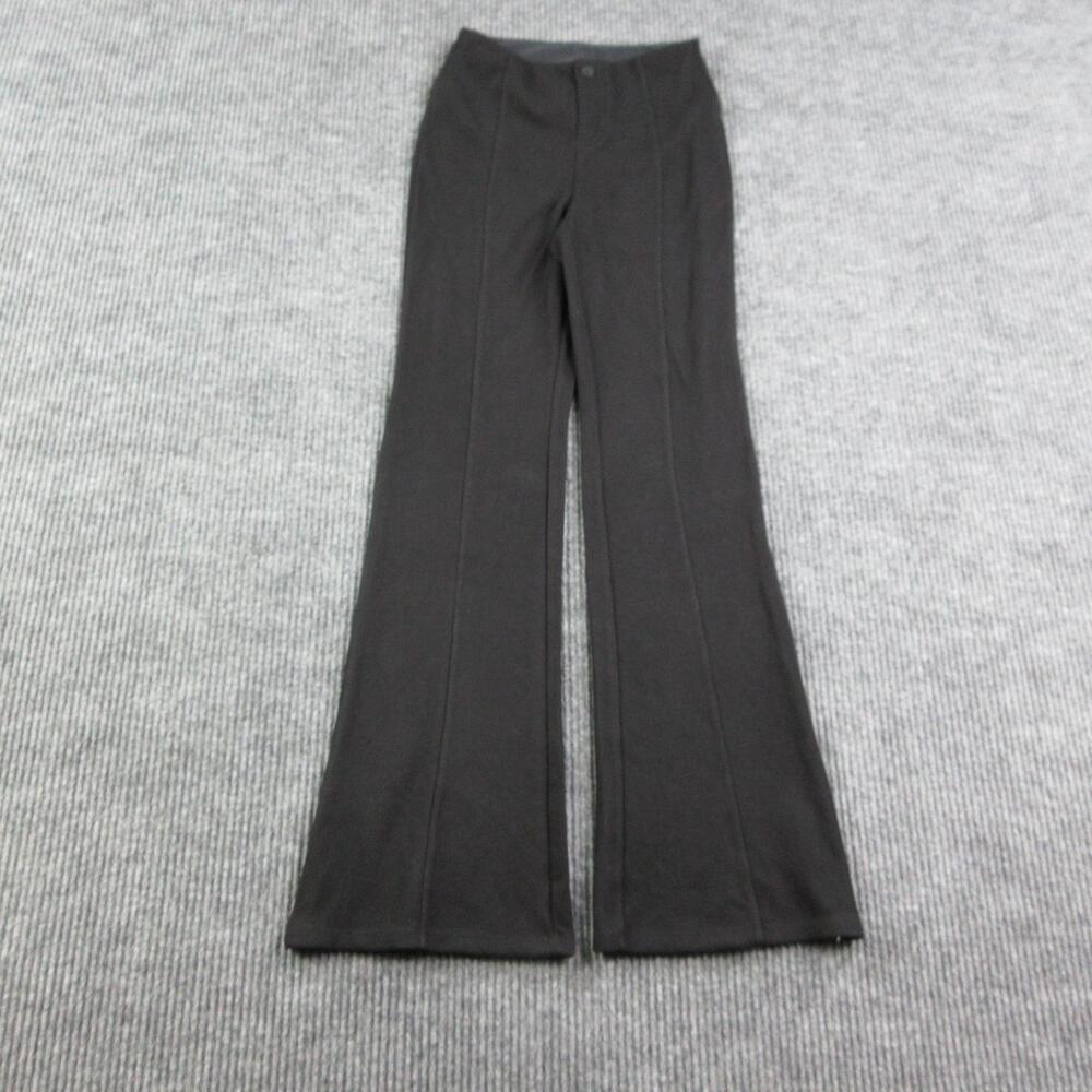 Halara Pants Womens XS Black Ankle Flared Yoga Stretch Knit Comfort 24x30.5